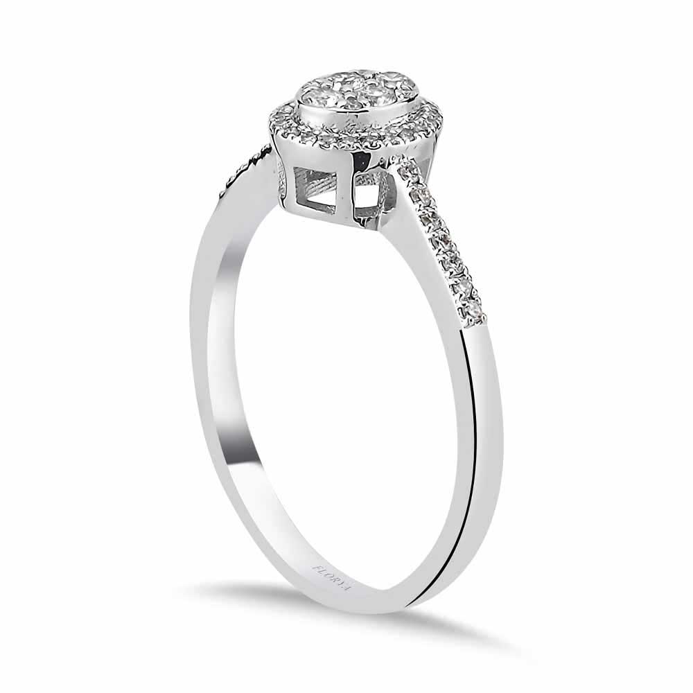 0,21 Karat Pırlanta Coronet Yüzük - LP05669