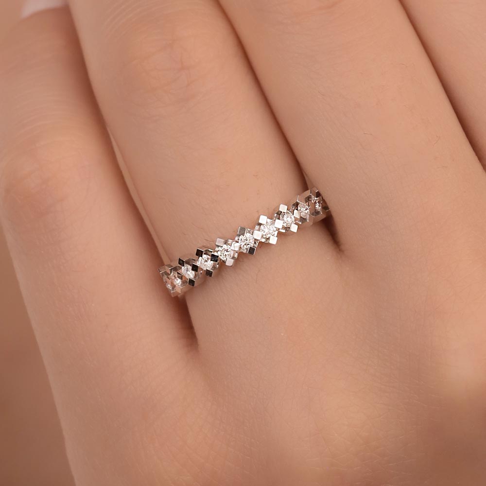 0.24 Karat Pırlanta Taşlı tamtur Yüzük