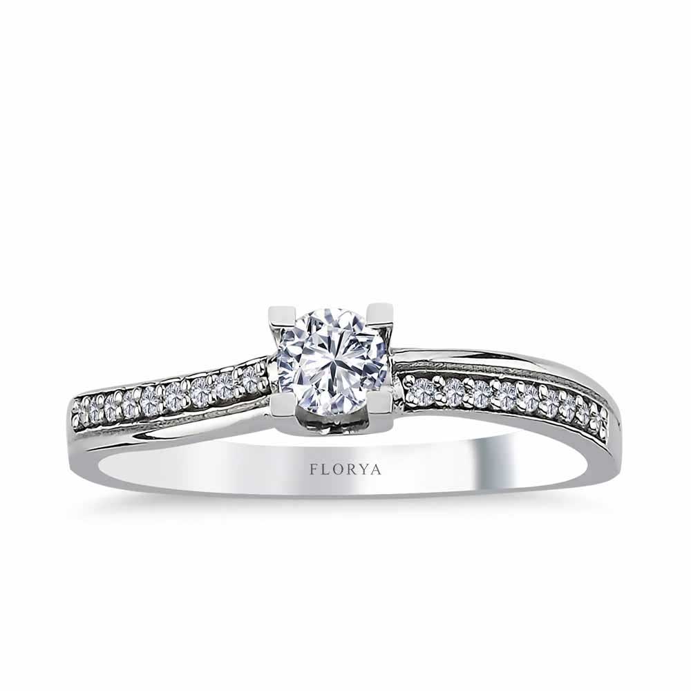 0,28 Karat Pırlanta Tektaş Yüzük - LP05496