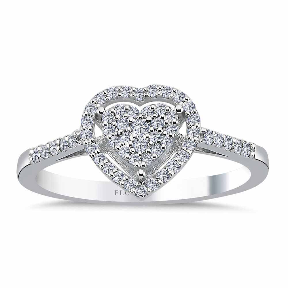 0,29 Karat Pırlanta Taşlı Coronet Tasarım  Yüzük - LP06565