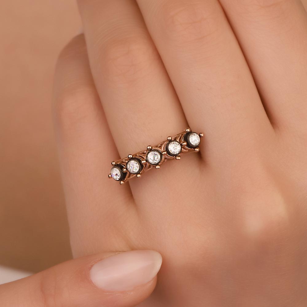 0,3 Karat Pırlanta Beştaş Yüzük - LP05200