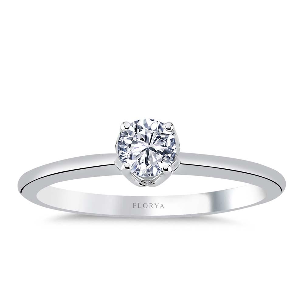 0,30 ct Pırlantalı Tektaş Tektaş Yüzük - LP04217