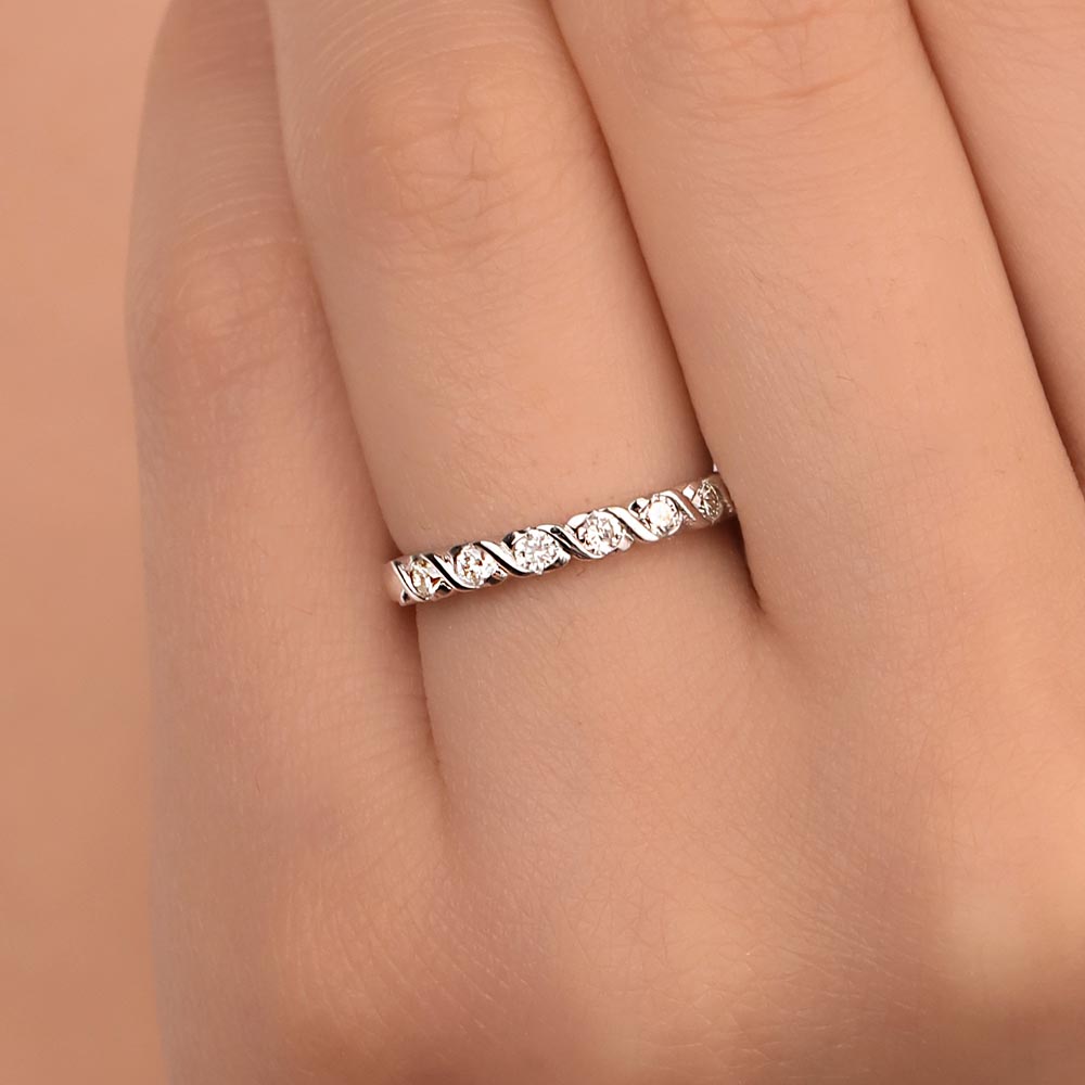 0.34 Karat Pırlanta Taşlı tamtur Yüzük - LP04900