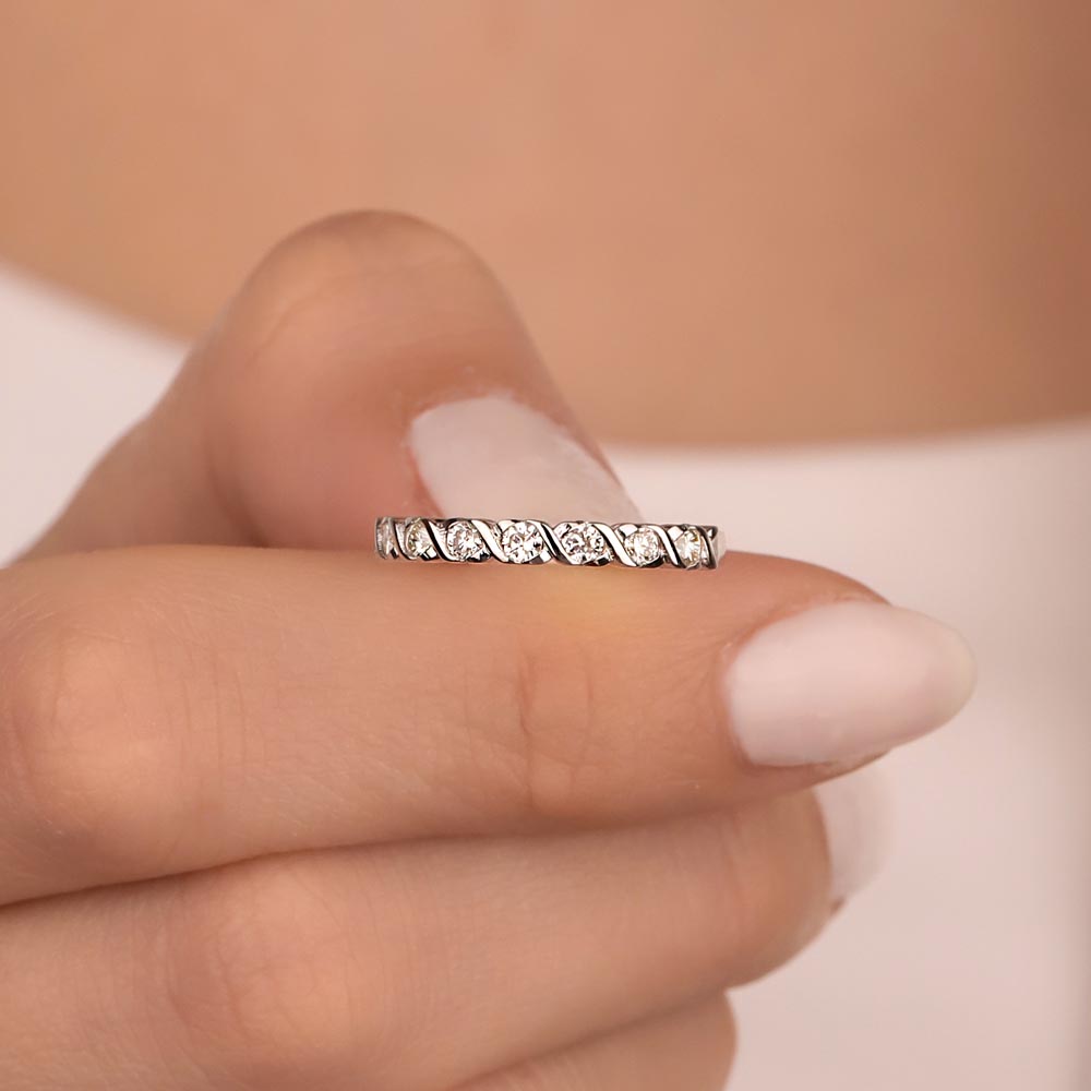 0.34 Karat Pırlanta Taşlı tamtur Yüzük - LP04900