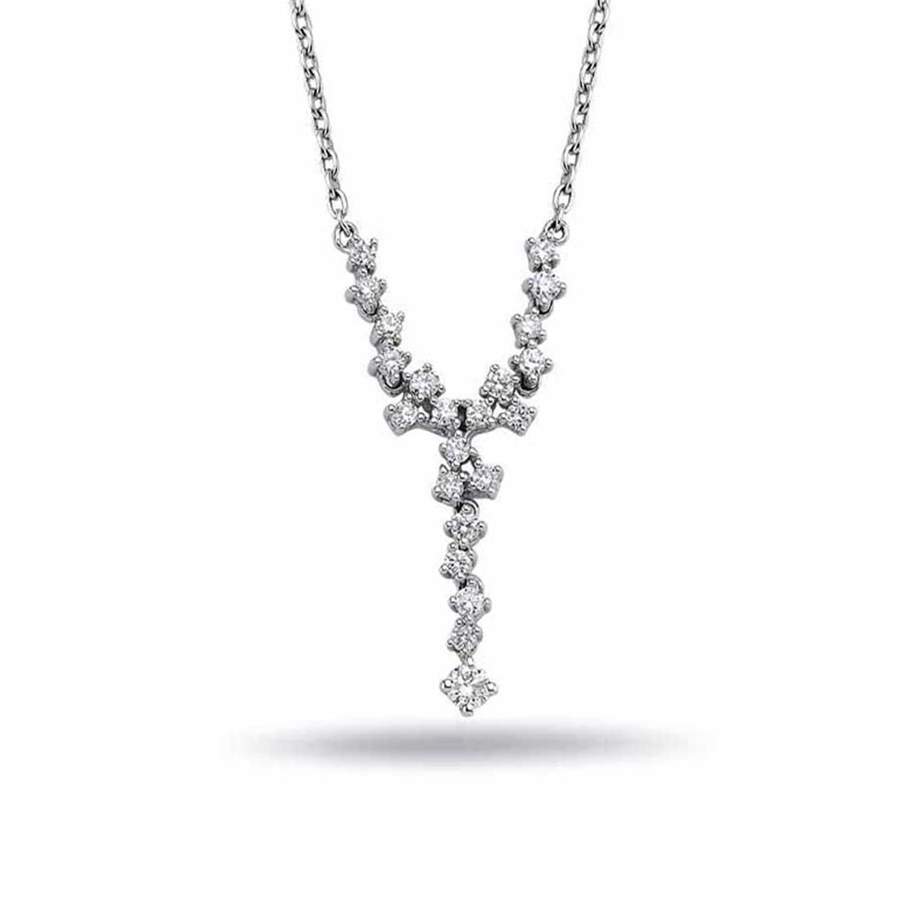 0,35 Karat Oval Pırlanta Kolye - LP00395