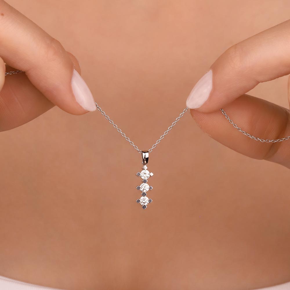 0,36 Karat Pırlanta Taşlı Kolye - LP00423