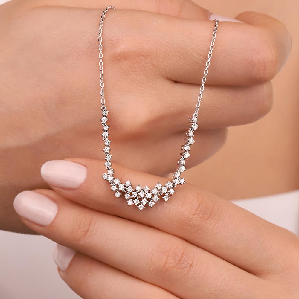 PIRLANTA KOLYELER 0,40 Karat Pırlanta Taşlı Kolye - LP03791