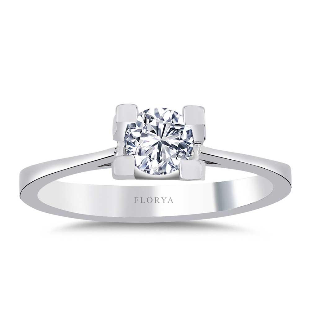 0.41 Karat Pırlantalı Tektaş Yüzük - LP04848