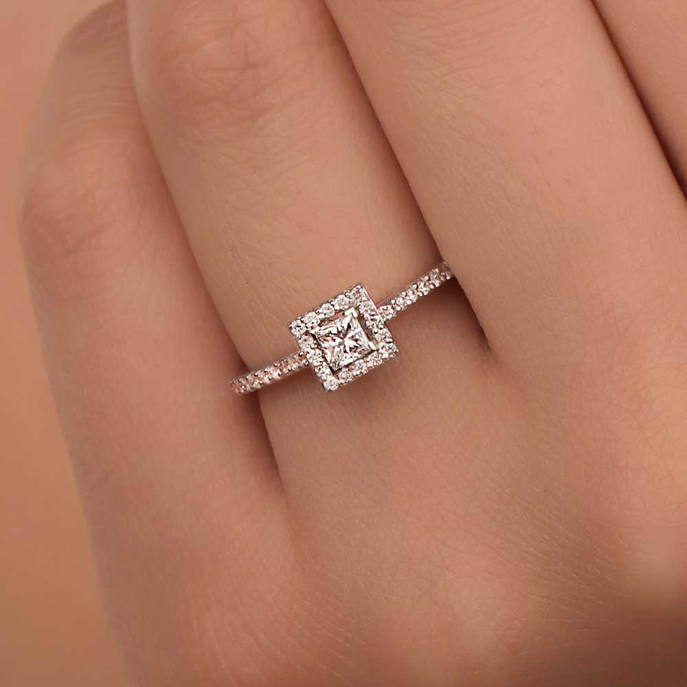 0,45 Karat Pırlanta Tektaş Yüzük - LP02844