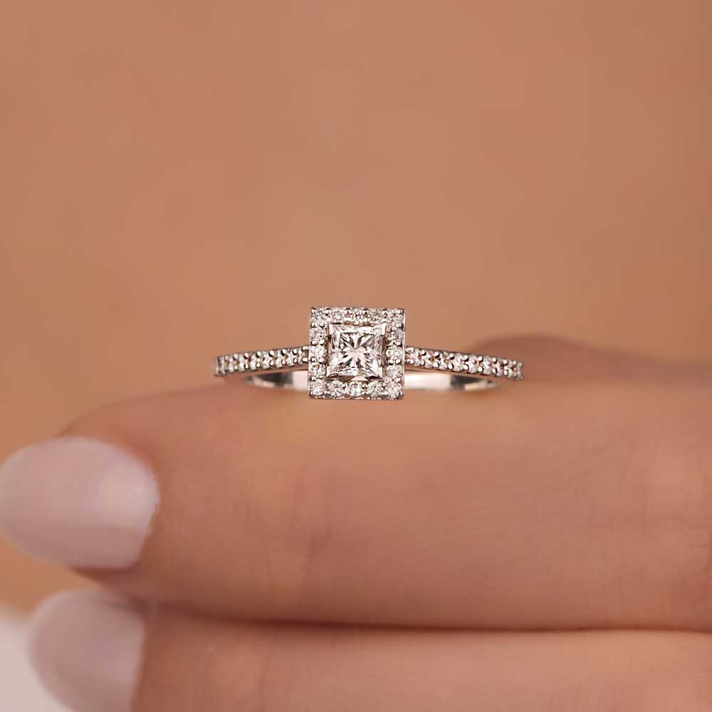 0,45 Karat Pırlanta Tektaş Yüzük - LP02844