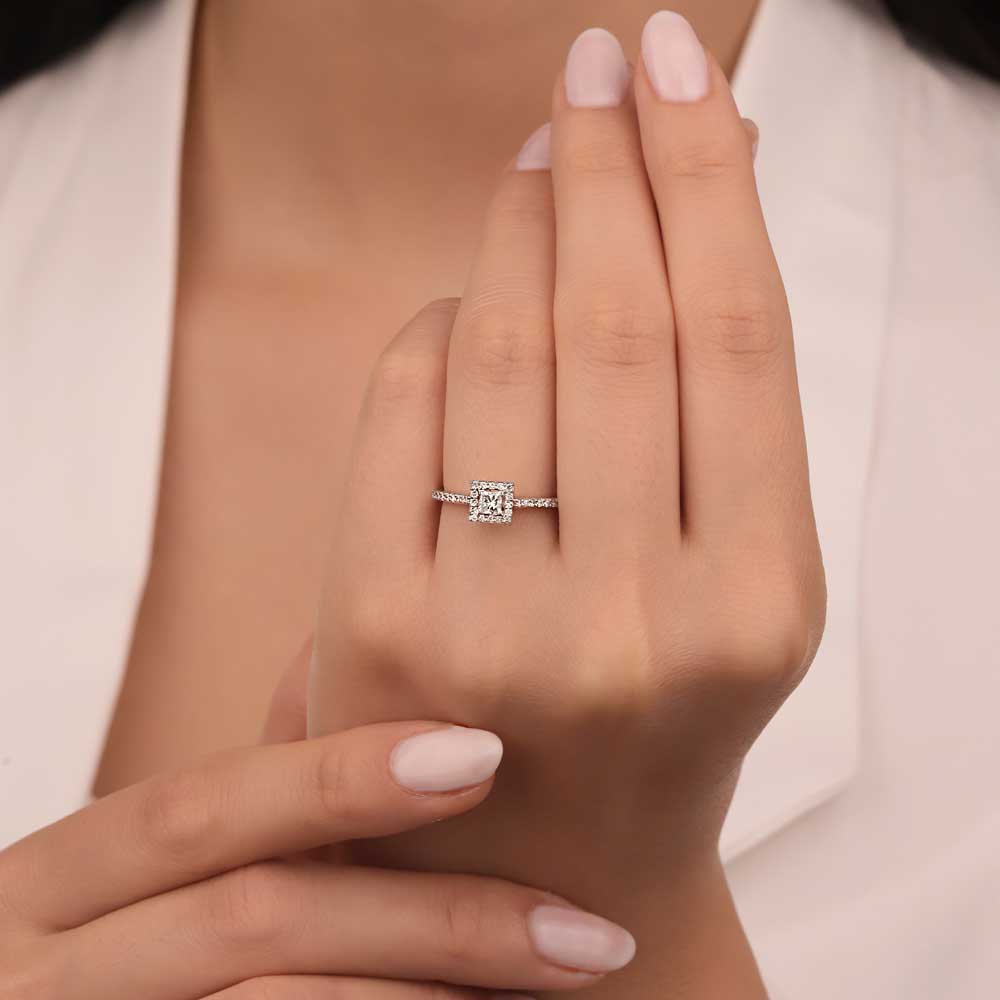 0,45 Karat Pırlanta Tektaş Yüzük - LP02844