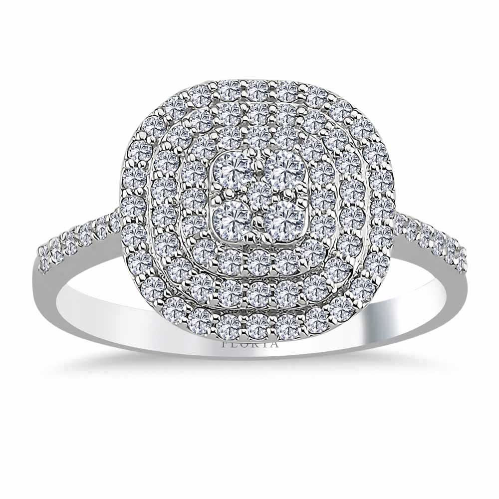 0,58 Karat Pırlanta Coronet Yüzük - LP05465