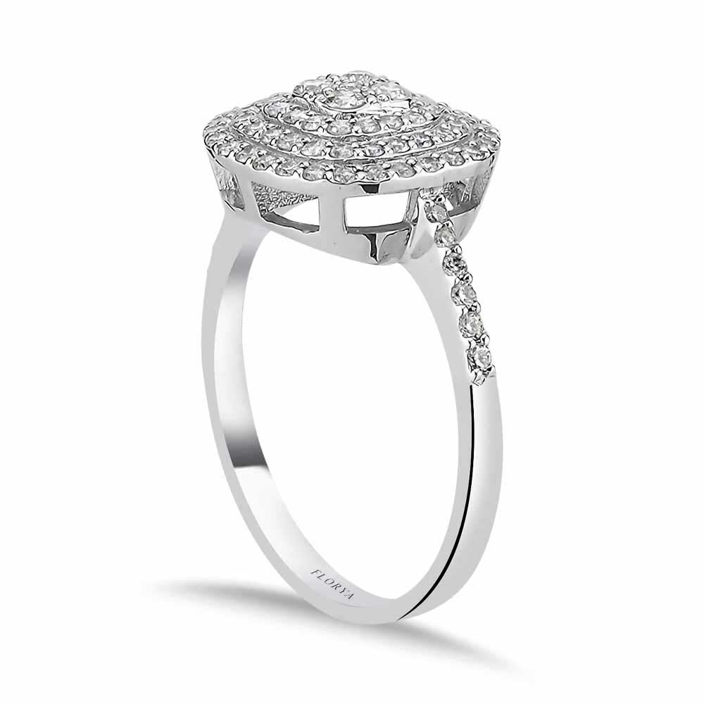 0,58 Karat Pırlanta Coronet Yüzük - LP05465