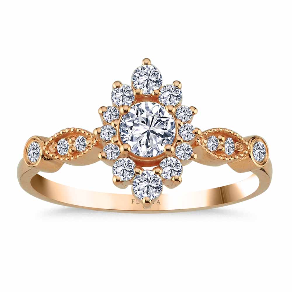 0,59 Karat Pırlanta Taşlı Özel Tasarım Yüzük - LP05354