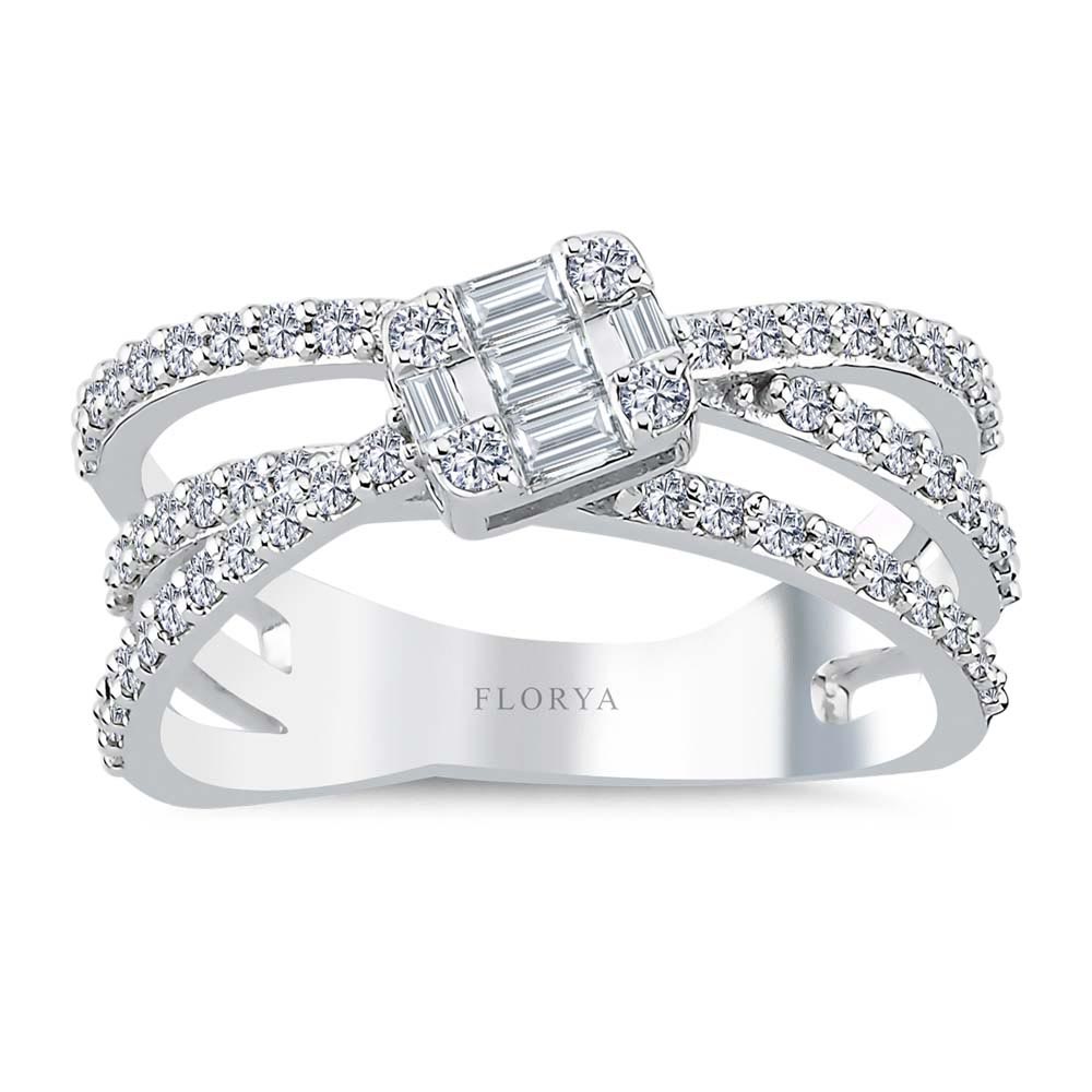 0,6 Karat Pırlanta Taşlı Bayan Yüzük - LP03617