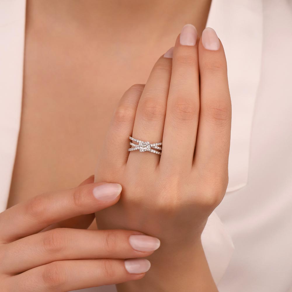 0,6 Karat Pırlanta Taşlı Bayan Yüzük - LP03617