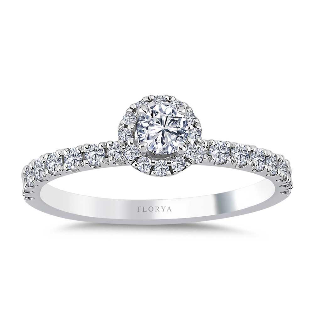 0,60 Karat Pırlantalı Tektaş Yüzük