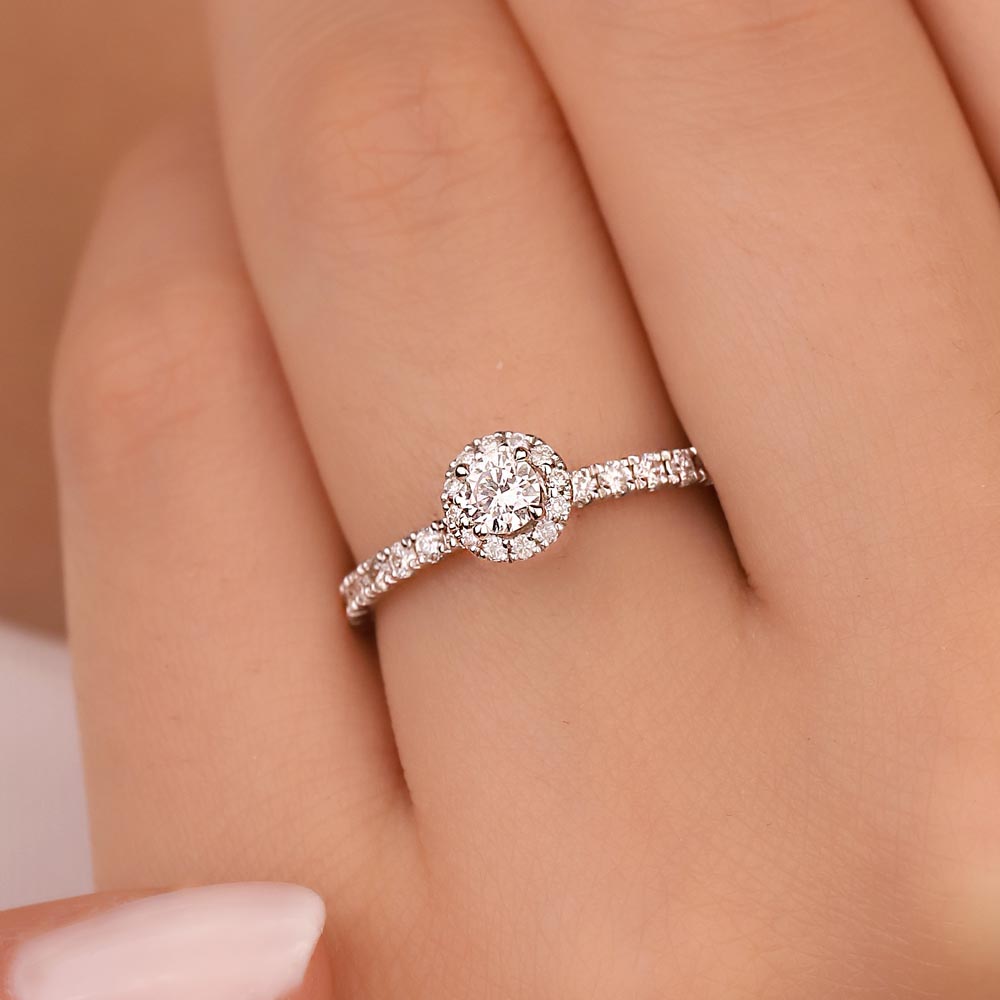 0,60 Karat Pırlantalı Tektaş Yüzük