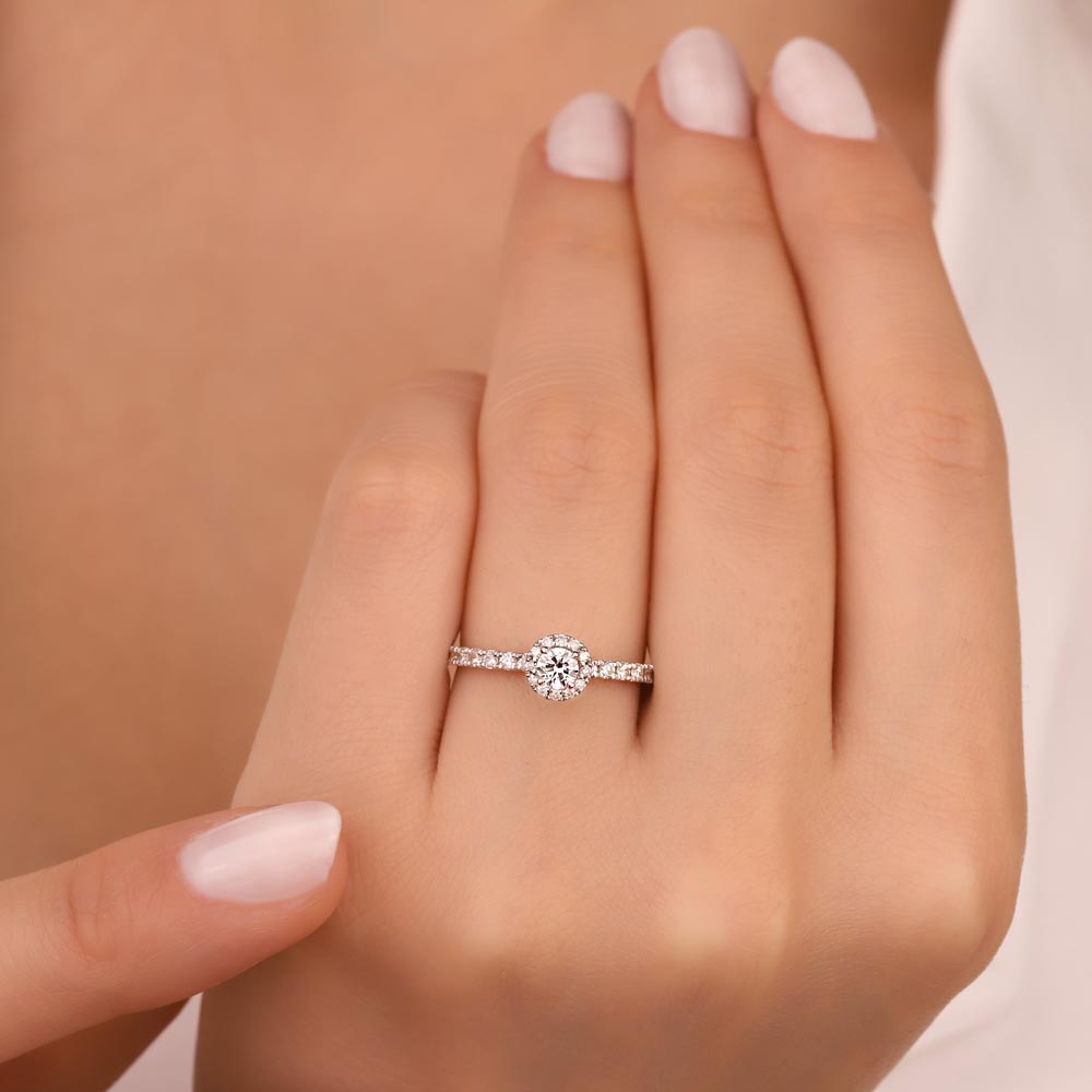 0,60 Karat Pırlantalı Tektaş Yüzük