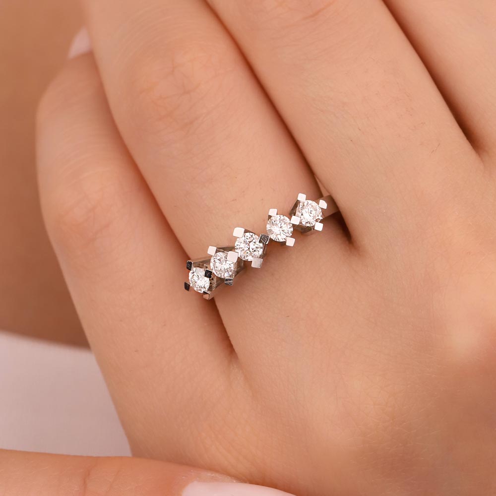 0,62 Karat Pırlantalı Beştaş Yüzük - LP02297