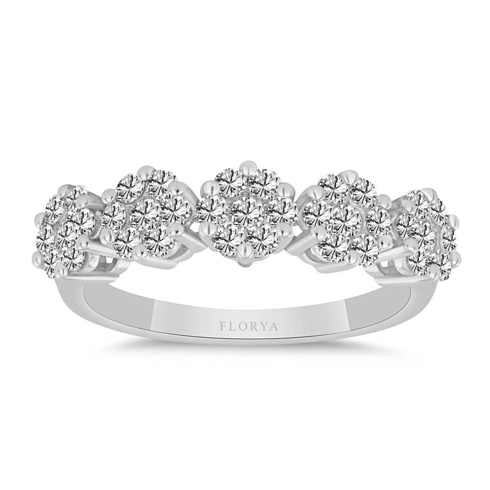 0.69 Karat Pırlantalı Beştaş coronet Yüzük - LP02470