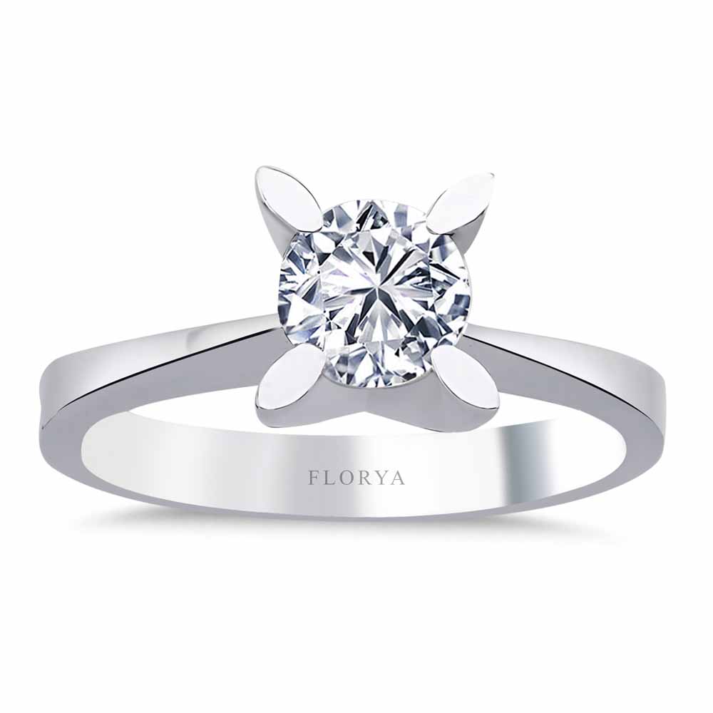 0,81 Karat Pırlantalı Tektaş Yüzük - LP01112