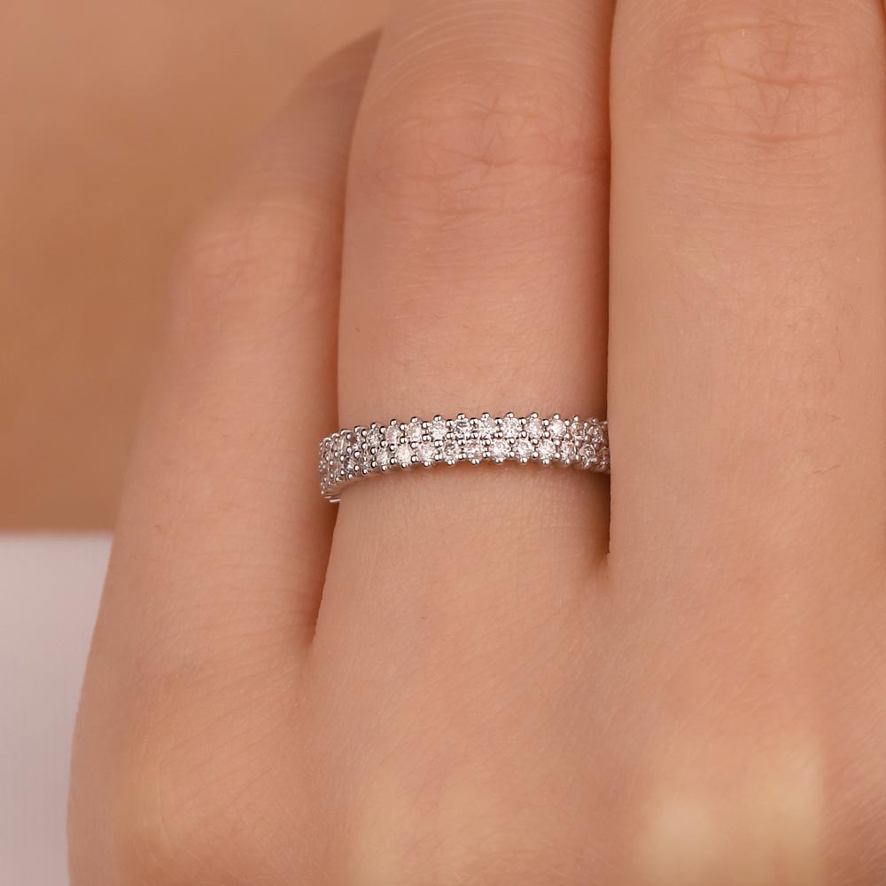 0,82 Karat Pırlanta Taşlı tamtur Yüzük - LP03535