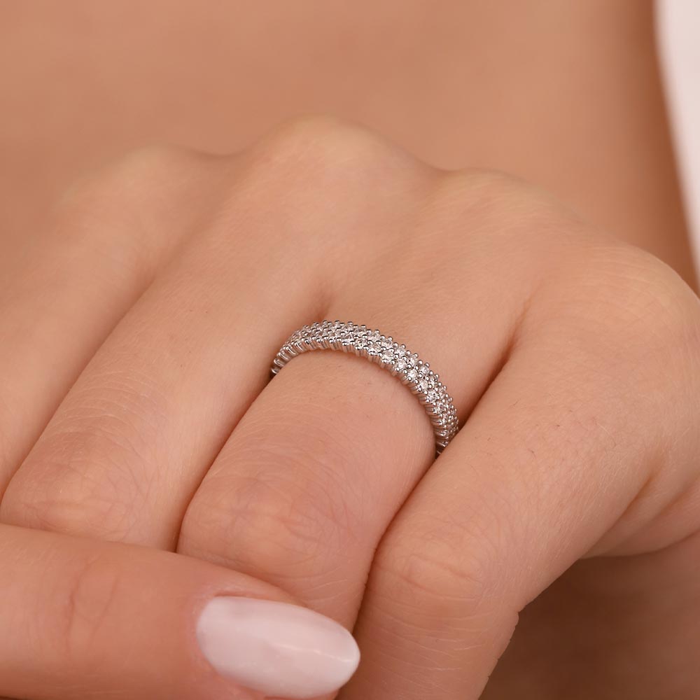 0,82 Karat Pırlanta Taşlı tamtur Yüzük - LP03535