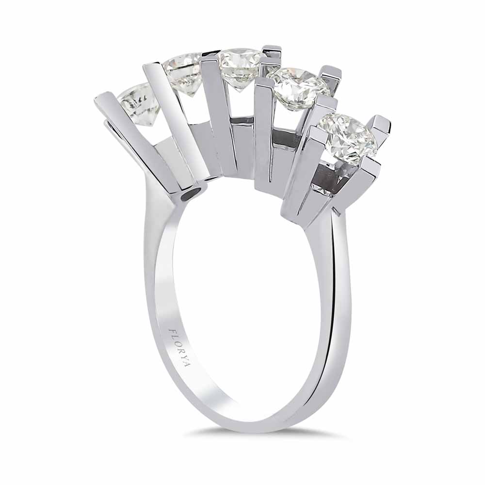 0,95 Karat Pırlantalı Beştaş Bayan Yüzük - LP03595