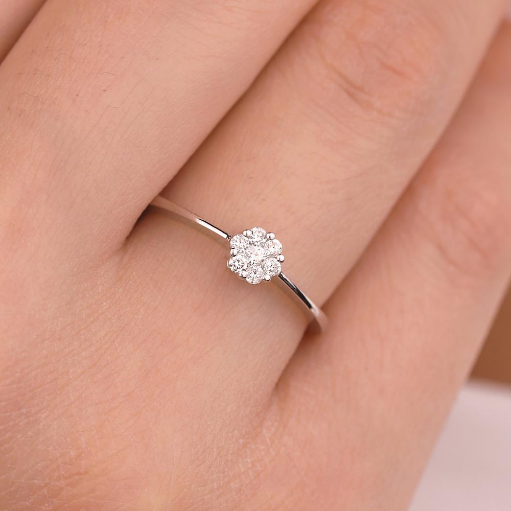 0.16 Karat Coronet Pırlanta Yüzük - FP01512