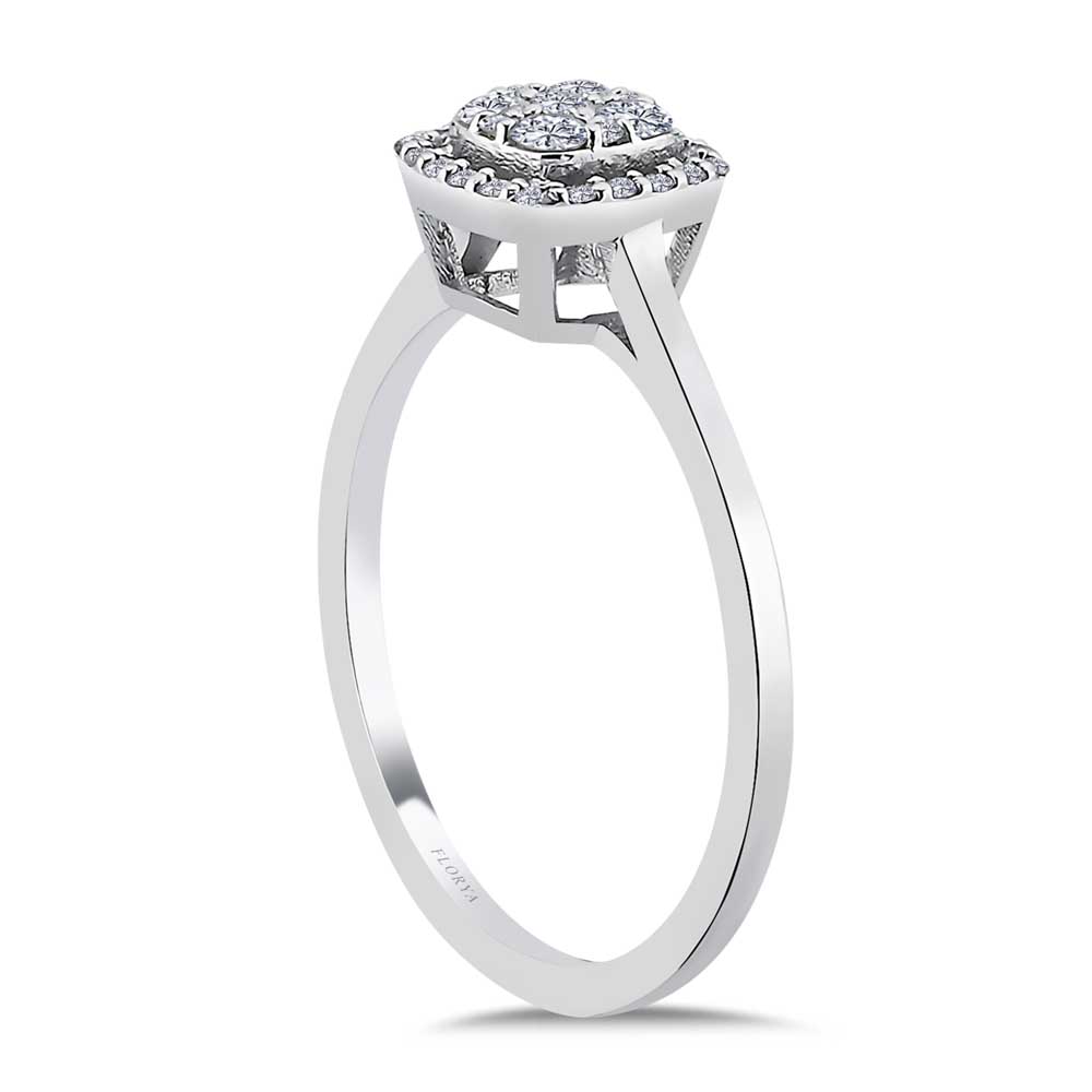 0.23 Karat Taşlı Coronet Pırlanta Yüzük - FP07885