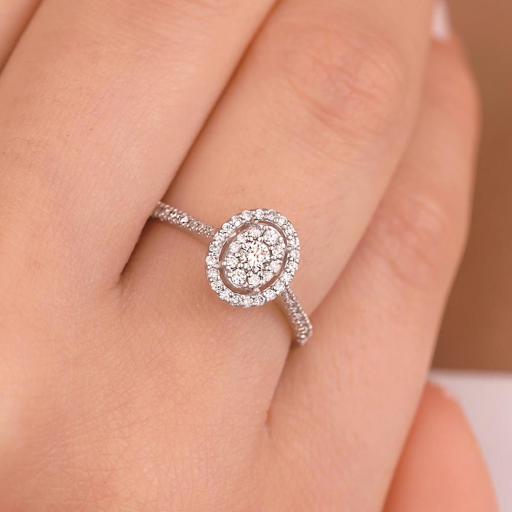 0.29 Karat Pırlanta Coronet Yüzük - FP01236