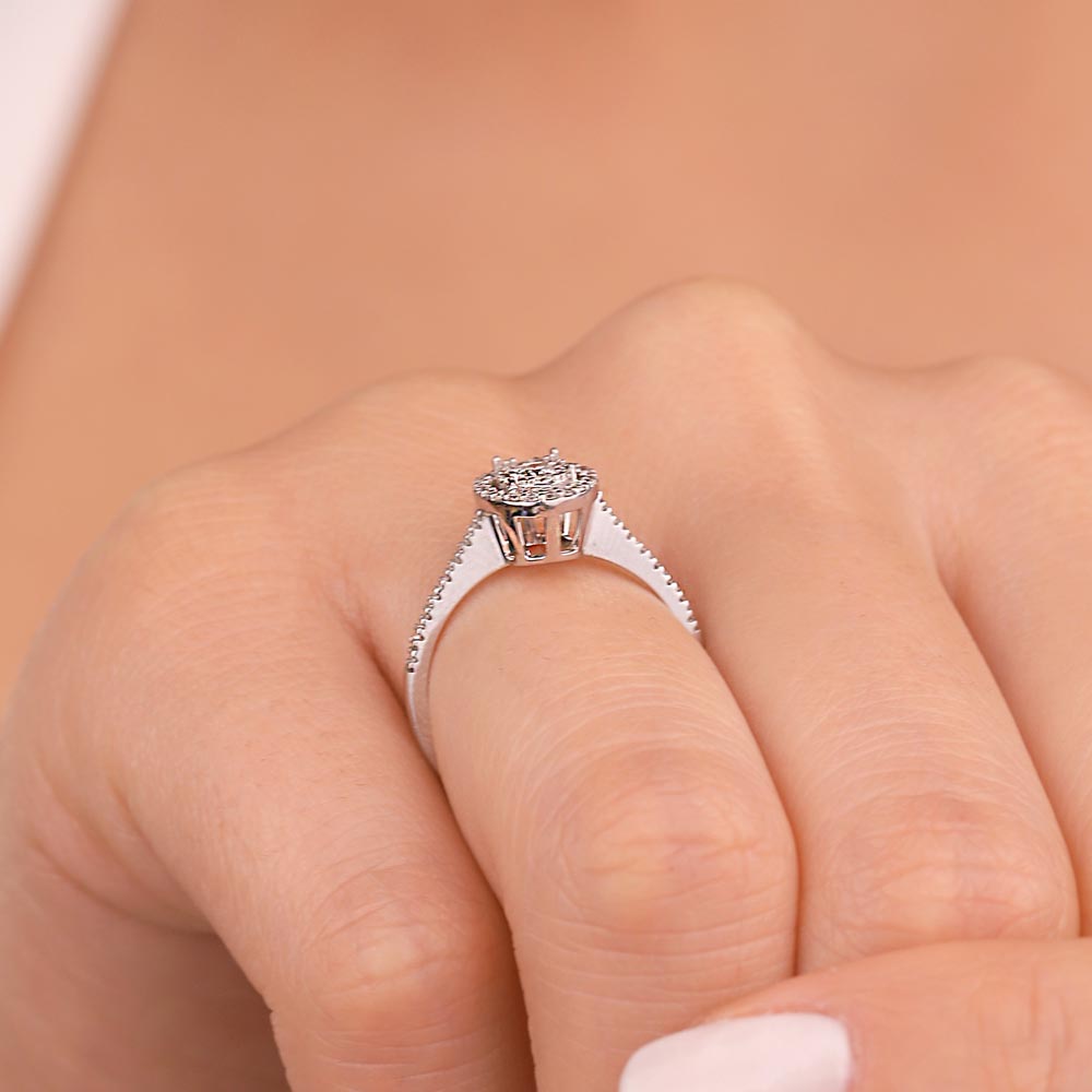 0.29 Karat Pırlanta Coronet Yüzük - FP01236