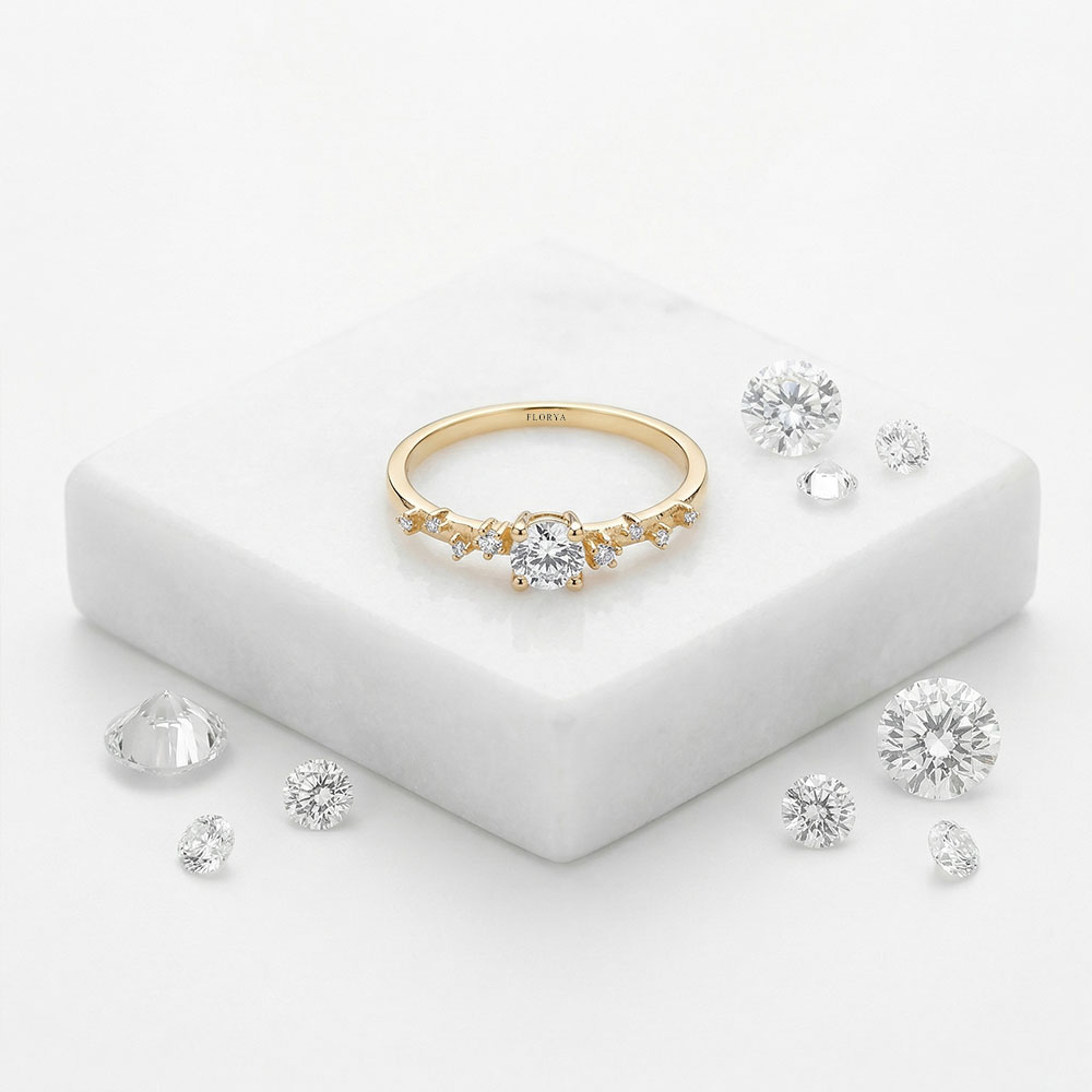 0,37 Karat Vintage Pırlanta Yüzük - FP10407