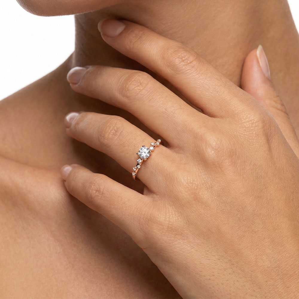 0,37 Karat Vintage Pırlanta Yüzük - FP10407