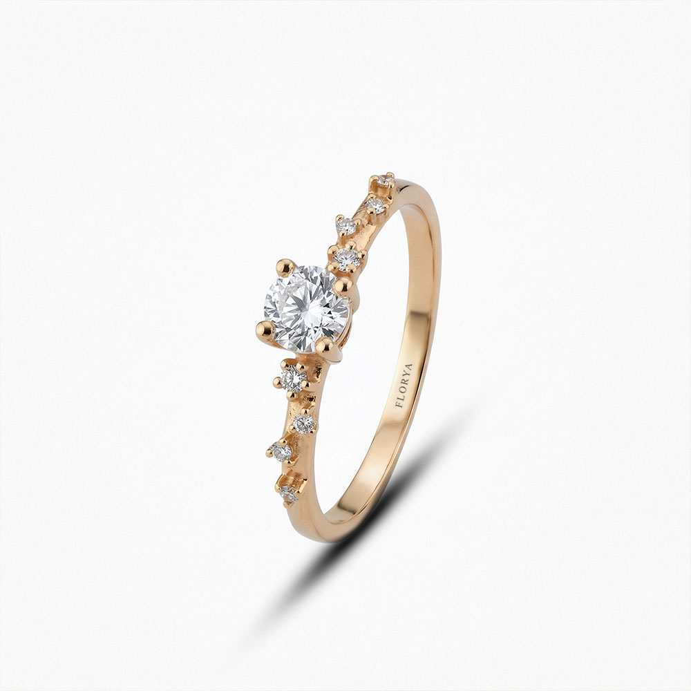 0,37 Karat Vintage Pırlanta Yüzük - FP10407