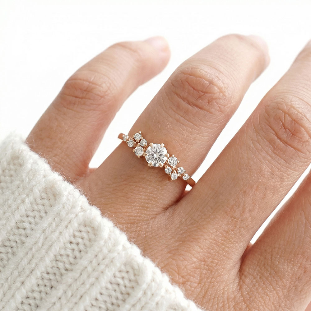 0,38 Karat Vintage Pırlanta Yüzük - FP0988