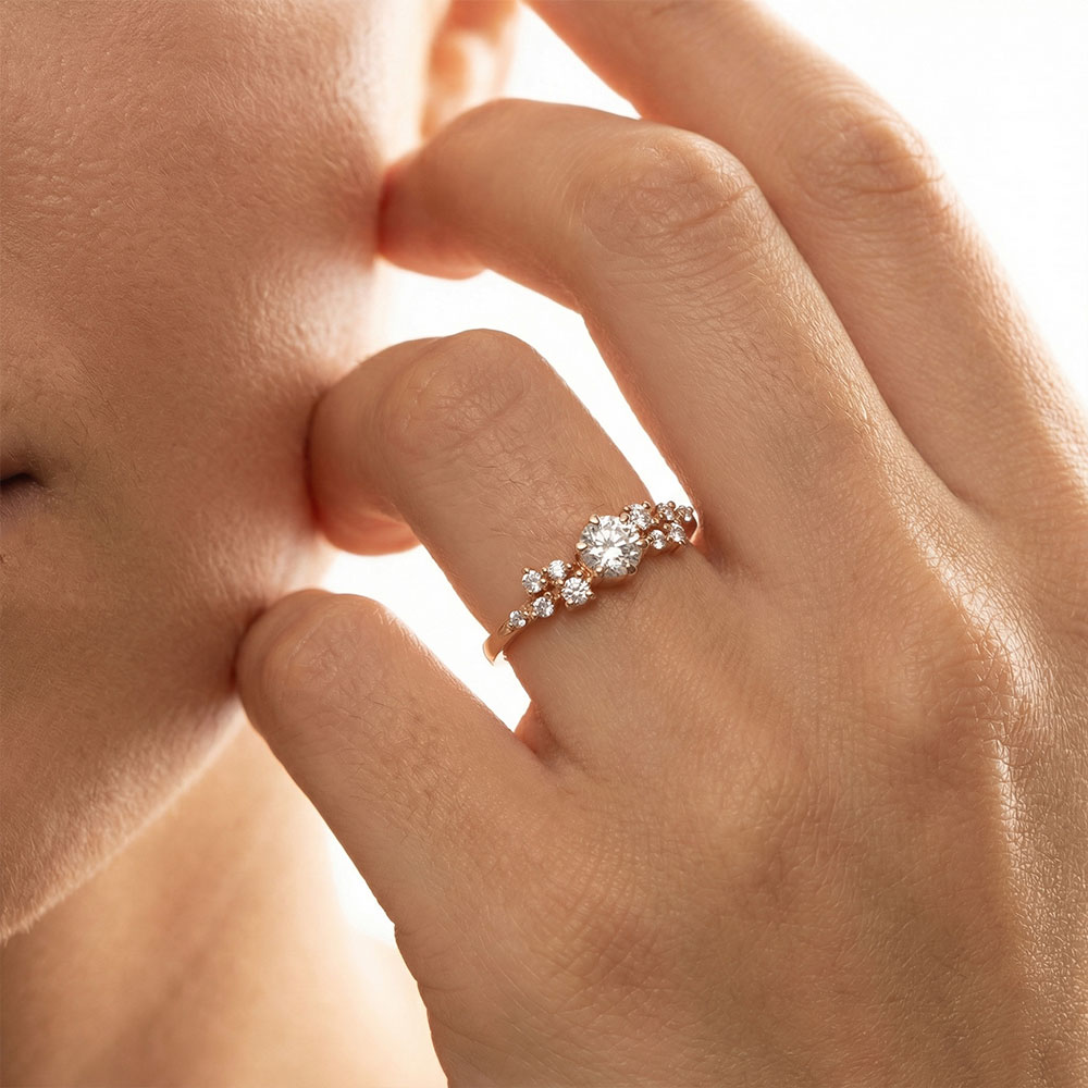 0,38 Karat Vintage Pırlanta Yüzük - FP0988