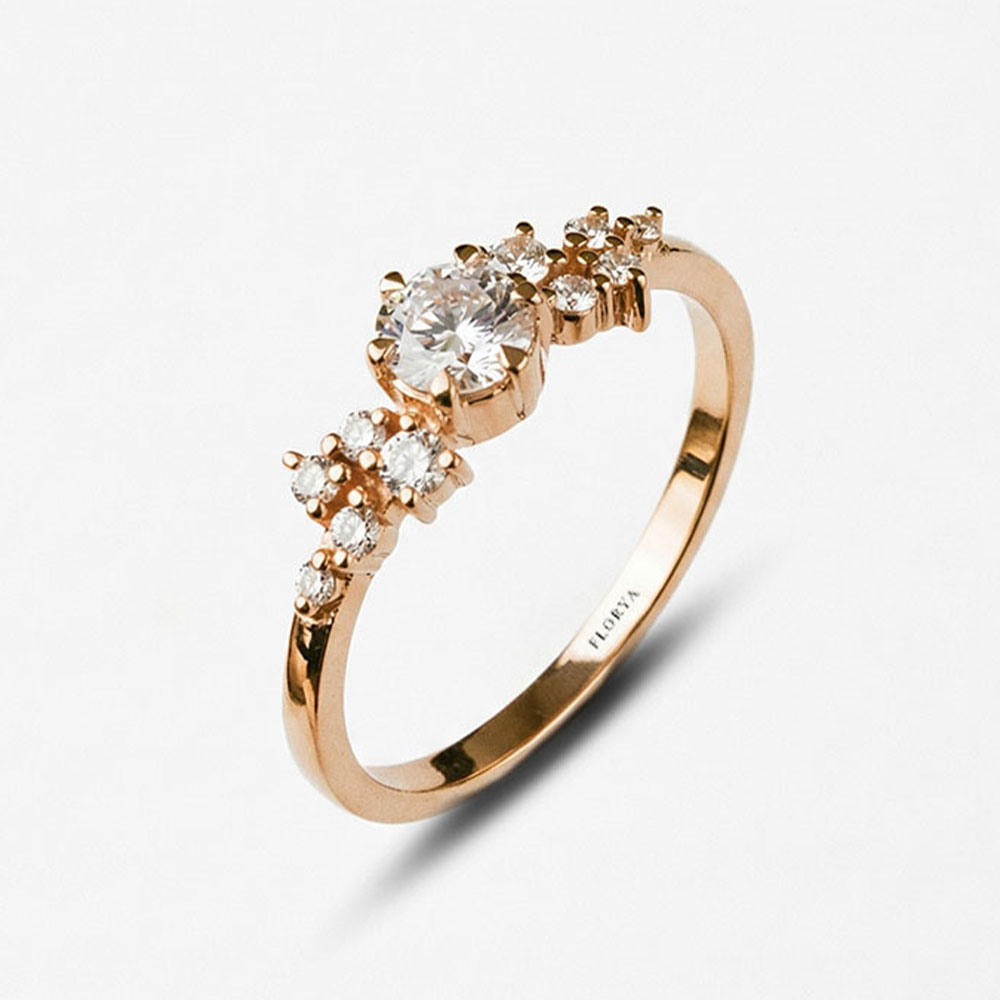 0,38 Karat Vintage Pırlanta Yüzük - FP0988