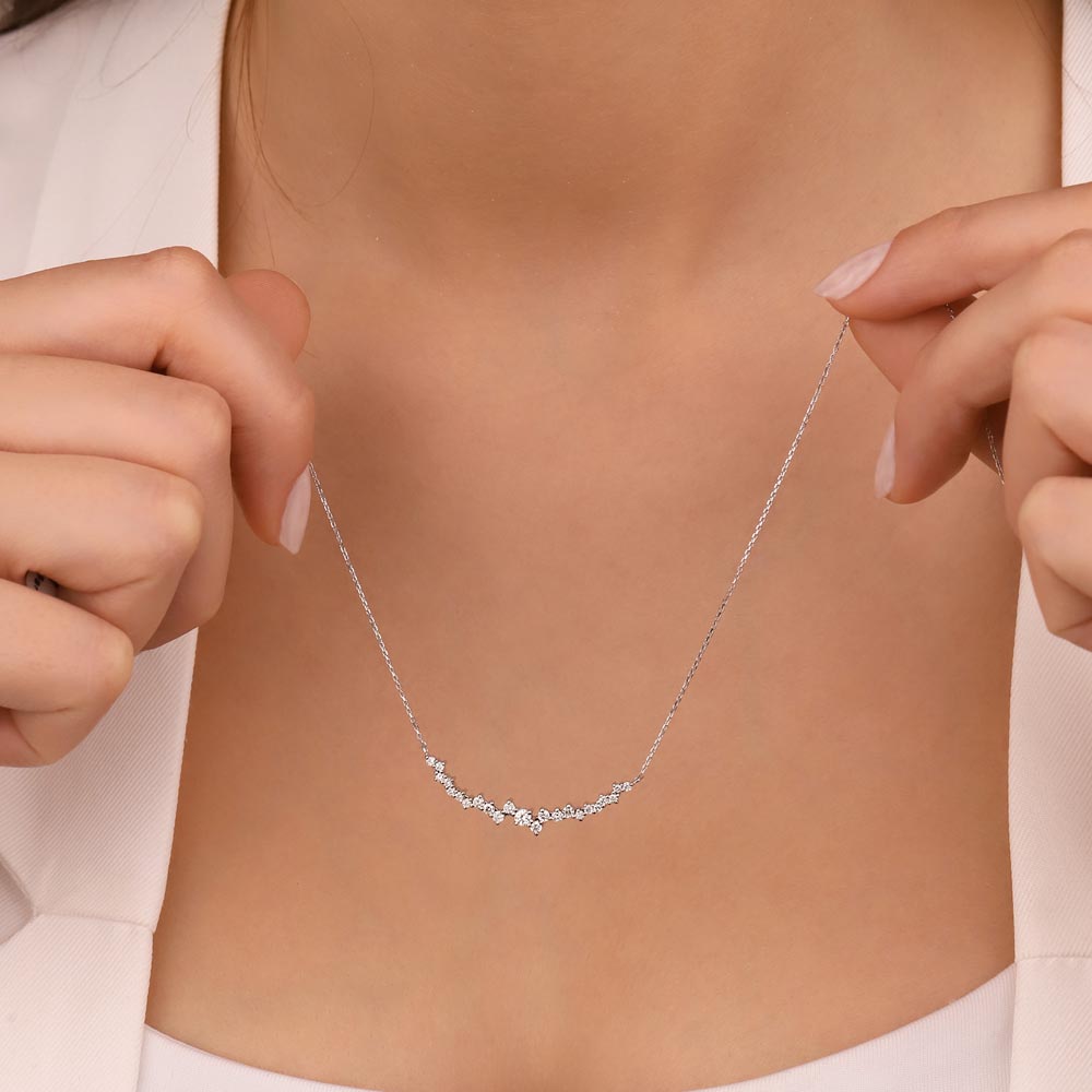 0.39 Karat Özel Tasarım Pırlanta Kolye - FP03724
