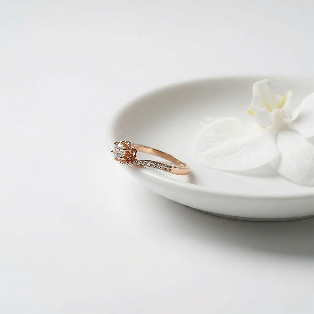 0.39 Karat Özel Tasarım Vintage Pırlanta Yüzük - FP09661