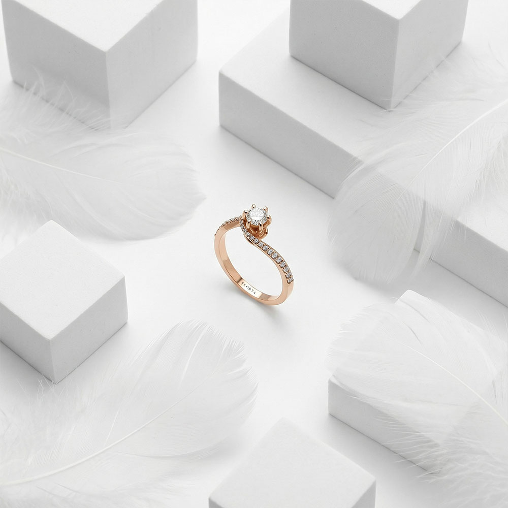 0,39 Karat Vintage Tasarım Pırlanta Yüzük - FP09661