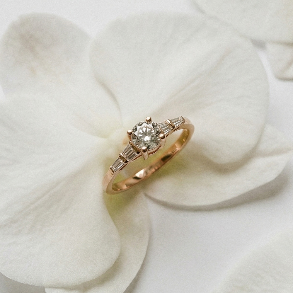 0.40 Karat Amores Vintage Pırlanta Yüzük - FP10637