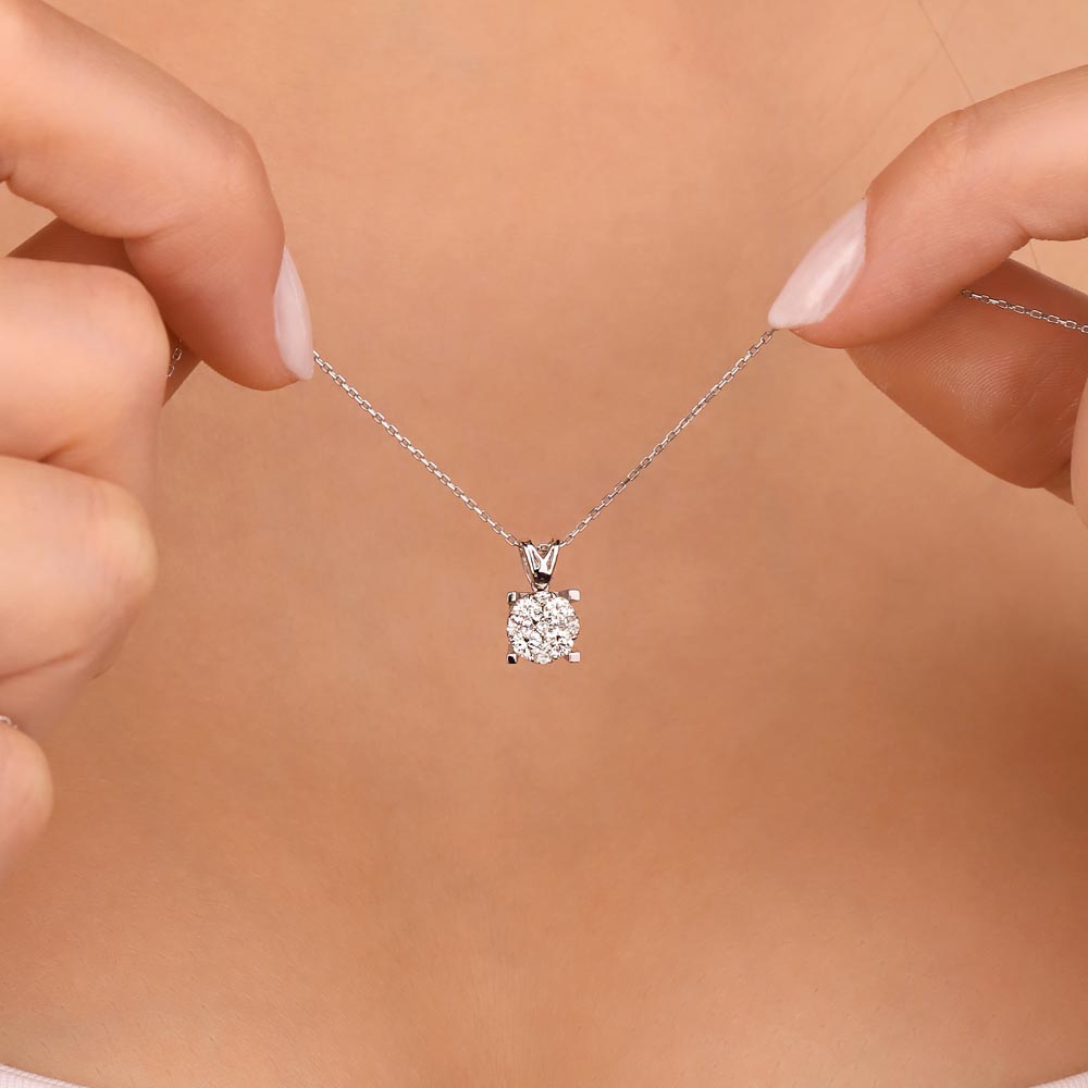 0.40 Karat Coronet Pırlanta Kolye - FP01407