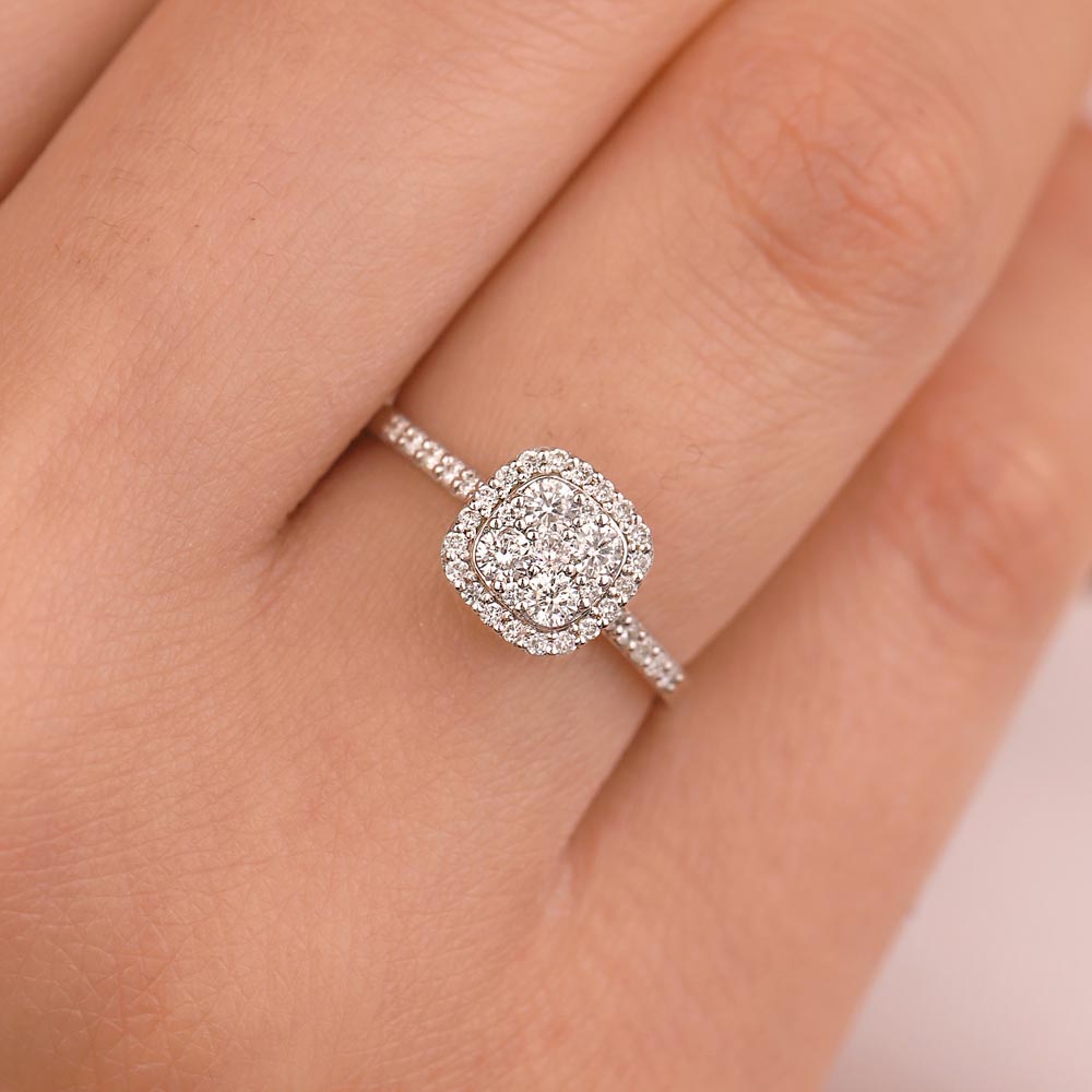 0.40 Karat Daisy Coronet Pırlanta Yüzük - FP09430