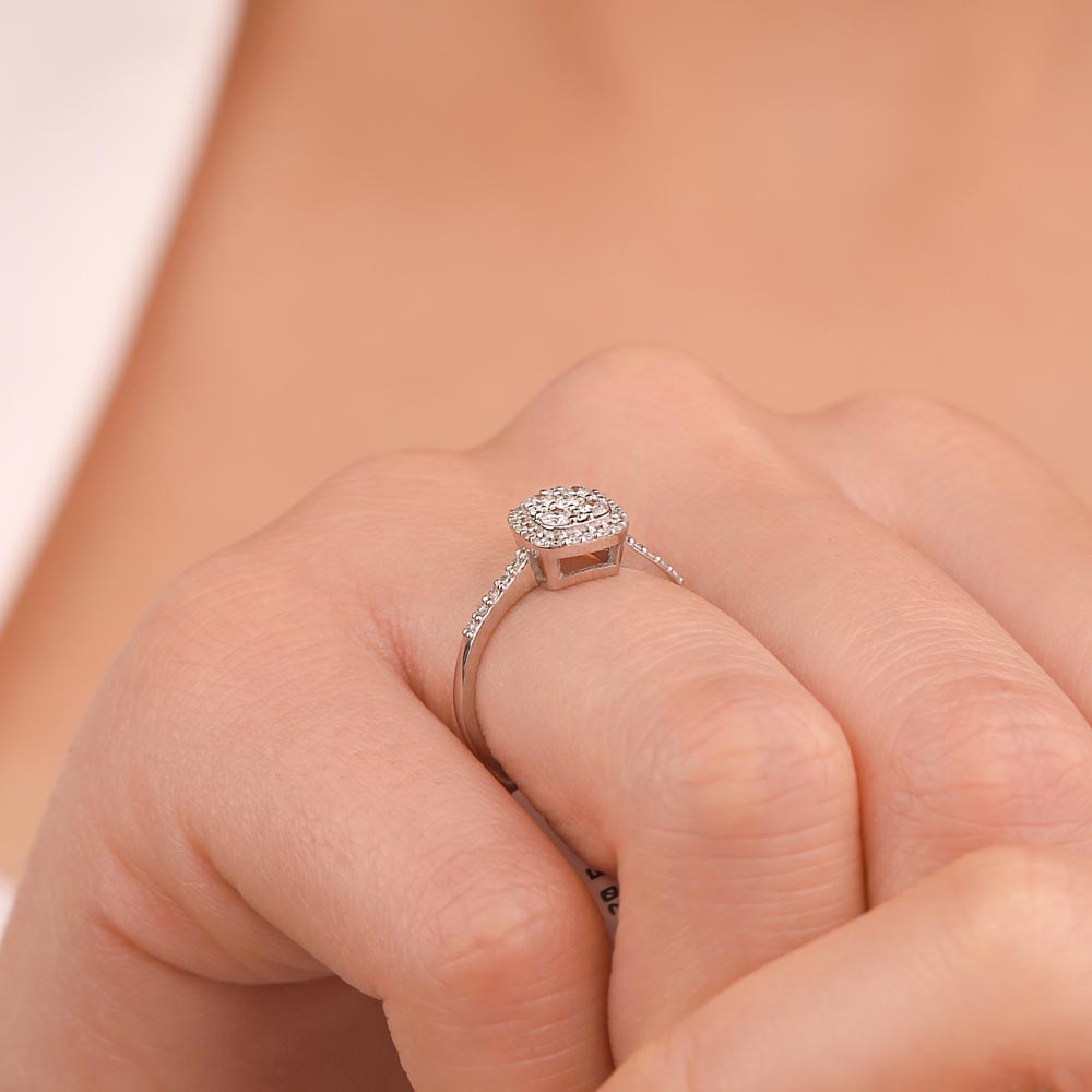 0.40 Karat Daisy Coronet Pırlanta Yüzük - FP09430