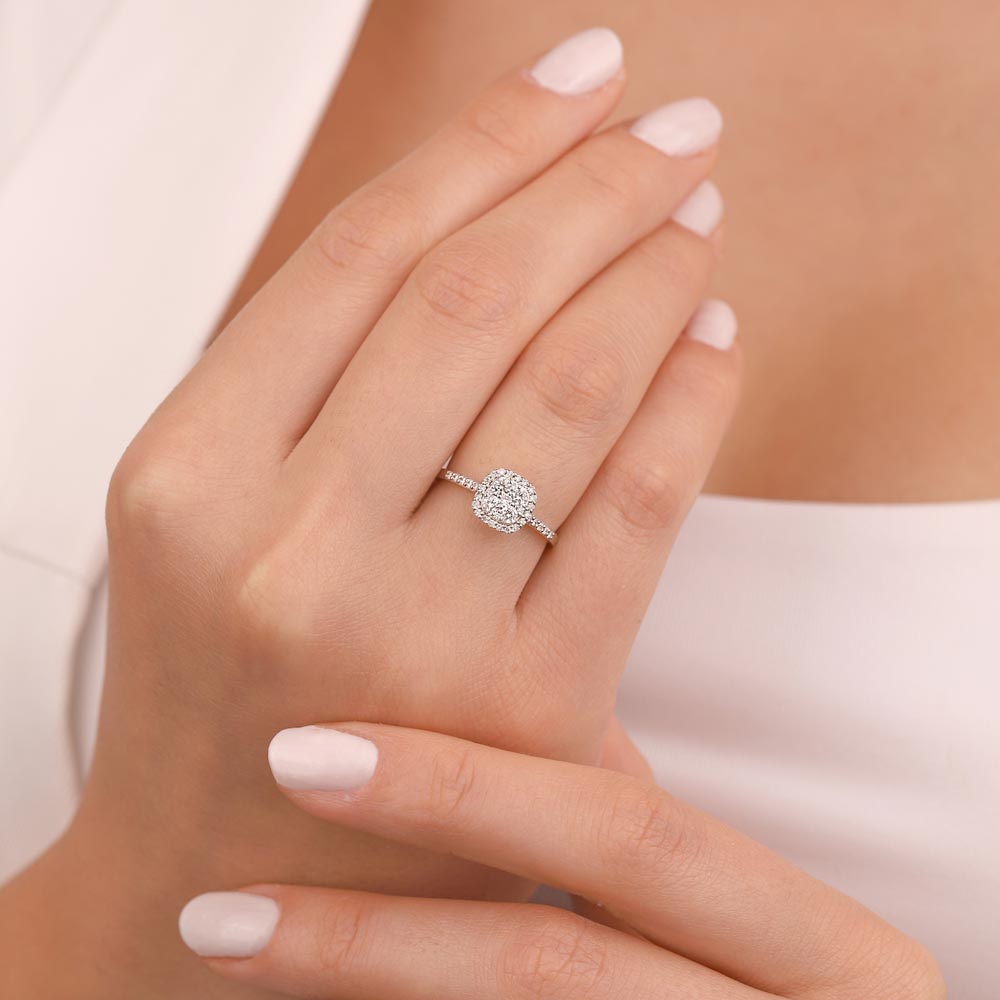 0.40 Karat Daisy Coronet Pırlanta Yüzük - FP09430