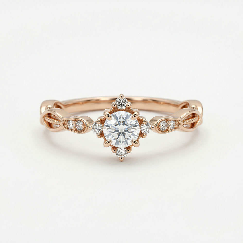 0.42 Karat Vintage Pırlanta Yüzük - FP13274