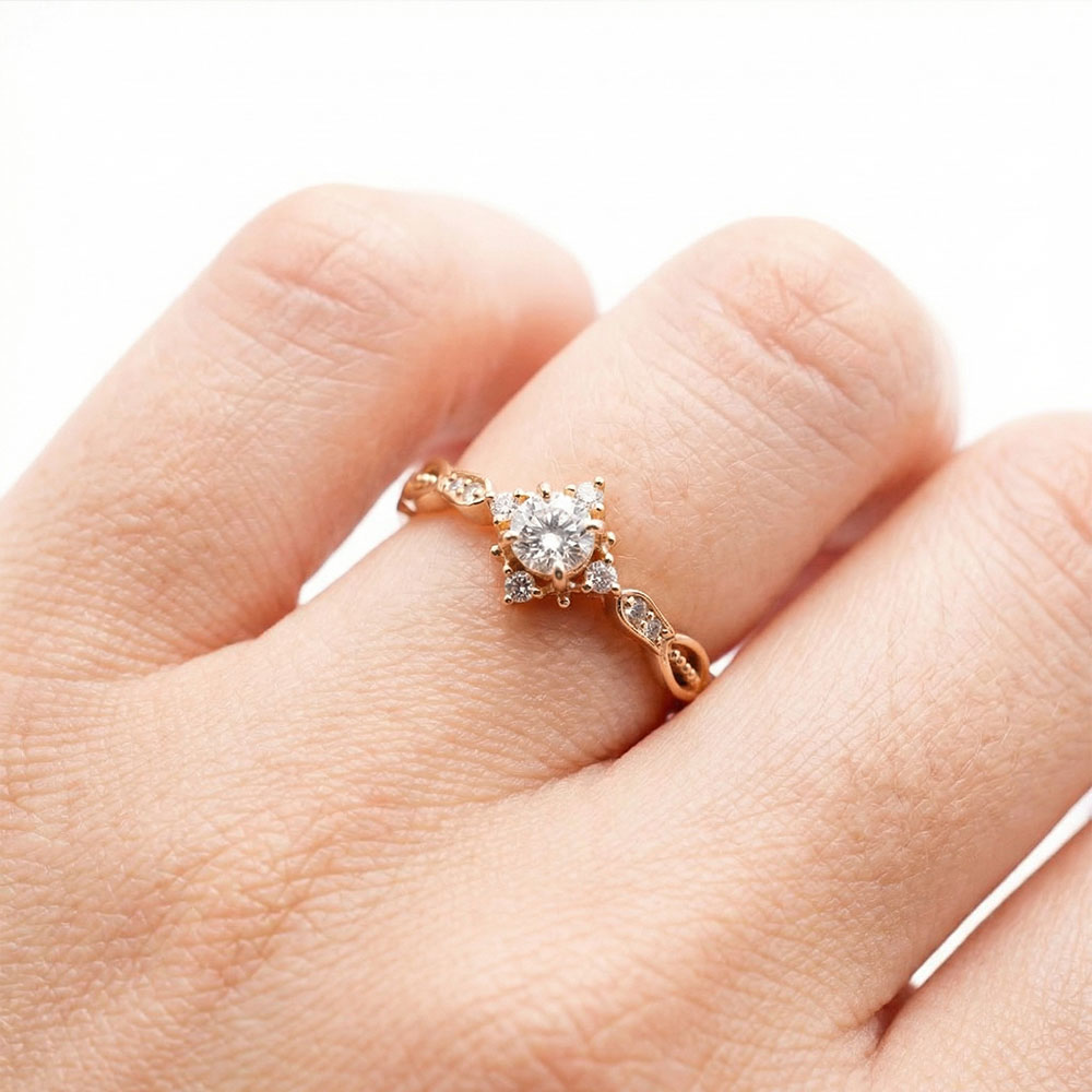 0.42 Karat Vintage Pırlanta Yüzük - FP13274