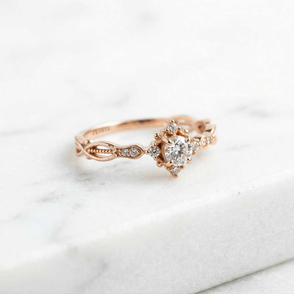 0.42 Karat Vintage Pırlanta Yüzük - FP13274